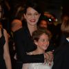 Asia Argento, Giulia Salerno à la montée des marches pour le film "Mommy" lors du 67e Festival de Cannes, le 22 mai 2014.