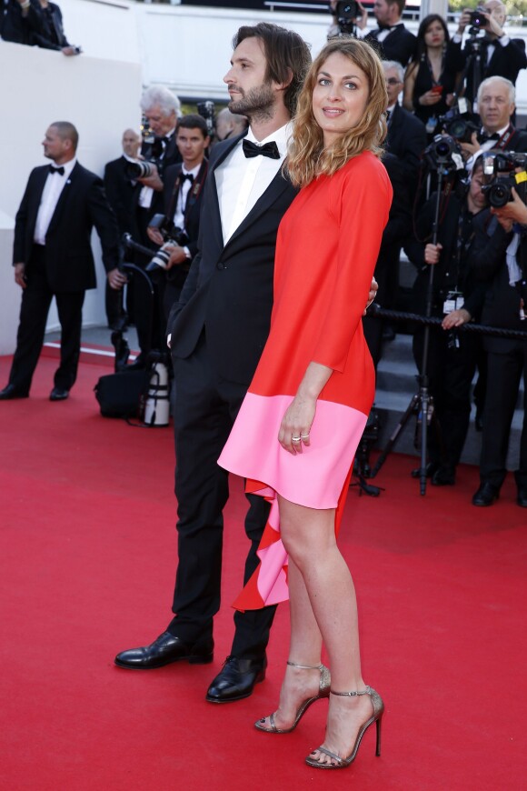 Laure de Clermont-Tonnerre à la montée des marches du film "Sils Maria" lors du 67e Festival du film de Cannes le 23 mai 2014.