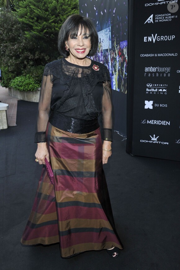 Shirley Bassey lors de la soirée 'Amber Lounge' U Nite au Sea Club de l'hôtel Le Meridien à Monaco le 23 Mai 2014