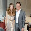Paola Ruiz et Esteban Gutierrez lors de la soirée 'Amber Lounge' U Nite au Sea Club de l'hôtel Le Meridien à Monaco le 23 Mai 2014