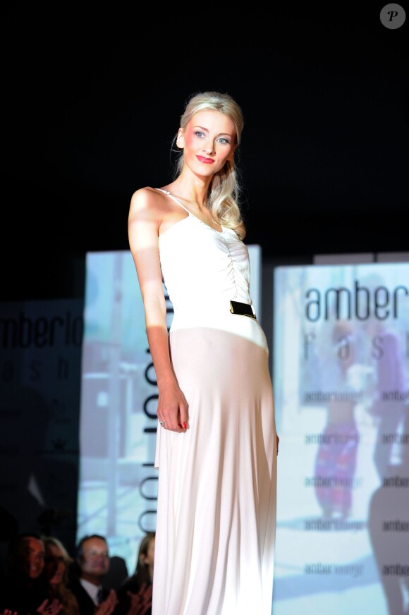 Chloe Roberts, la compagne de Max Chilton lors de la soirée 'Amber Lounge' U Nite au Sea Club de l'hôtel Le Meridien à Monaco le 23 Mai 2014