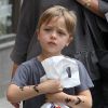 Knox, enfant de Brad Pitt et Angelina Jolie, à New York le 12 mai 2014
