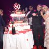 Chantal Ladesou, Jean-Marie Bigard et Lola Bigard - Jean-Marie Bigard fête ses 60 ans sur la scène du Grand Rex à Paris le 23 mai 2014.23/05/2014 - Paris