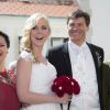 Ivica Kostelic et Elin Arnarsdottir se sont mariés en la petite église Saint-Marc de Zagreb en Croatie, le 24 mai 2014