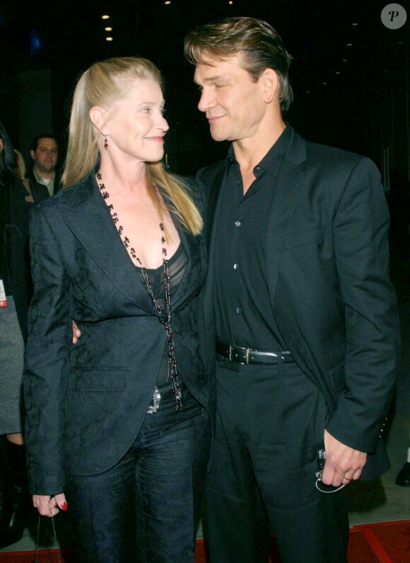 Patrick Swayze et Lisa Niemi à Los Angeles le 25 février 2004