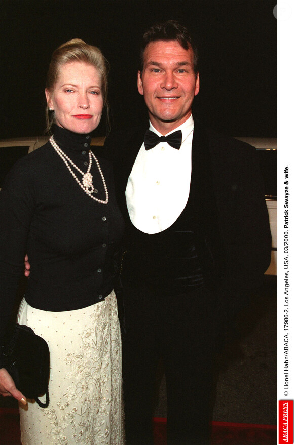 Patrick Swayze et Lisa Niemi à Los Angeles le 12 juin 2000