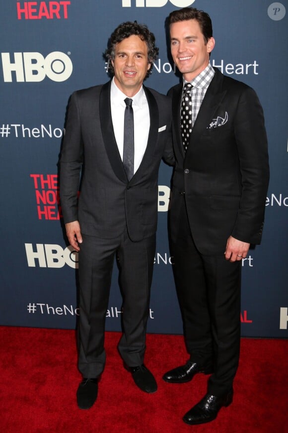 Mark Ruffalo et Matt Bomer à la première de The Normal Heart à New York, le 12 mai 2014.