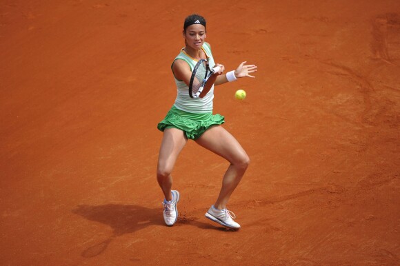 Alizé Lim lors de la première journée des internationaux de France à Roland-Garros, le 25 mai 2014