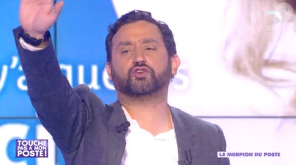 Cyril Hanouna - L'arrêt de l'émission de Valérie Damidot, "Y'a que les imbéciles qui ne changent pas d'avis", a été confirmé sur le plateau de "Touche pas à mon poste" (D8), le 20 juin 2014.