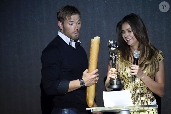 Kellan Lutz, Nina Dobrev aux World Music Awards à Monaco le 27 mai 2014.