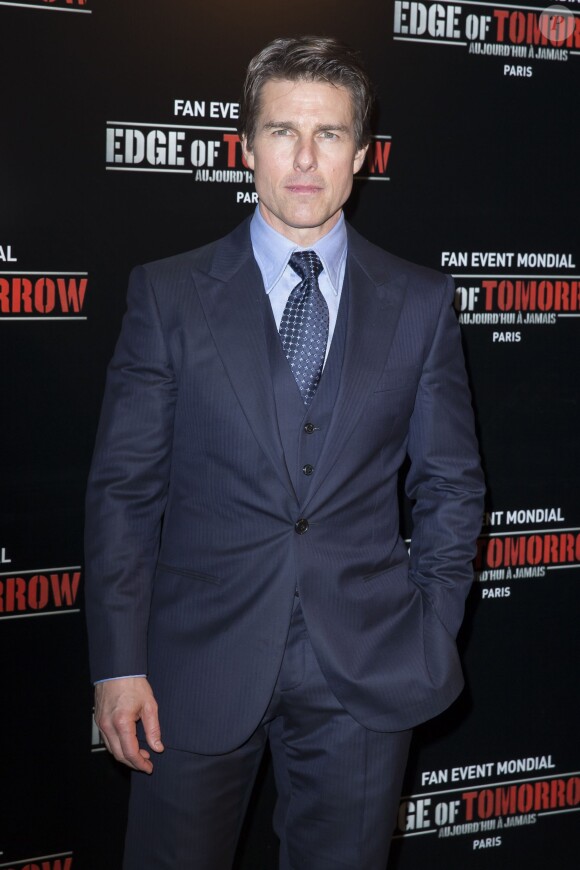 Tom Cruise - Avant-première du film "Edge of Tomorrow" à Paris le 28 mai 2014.