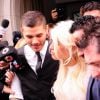 Wanda Nara et le footballeur Mauro Icardi durant leur mariage à Buenos Aires, le 27 mai 2014. 