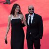 Helena Noguerra et son compagnon Fabrice Du Welz - Montée des marches du film "Sils Maria" lors du 67e Festival du film de Cannes le 23 mai 2014