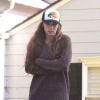 Meadow Walker quittant sa maison à Los Angeles, peu après la mort de son père Paul Walker, le 3 décembre 2013