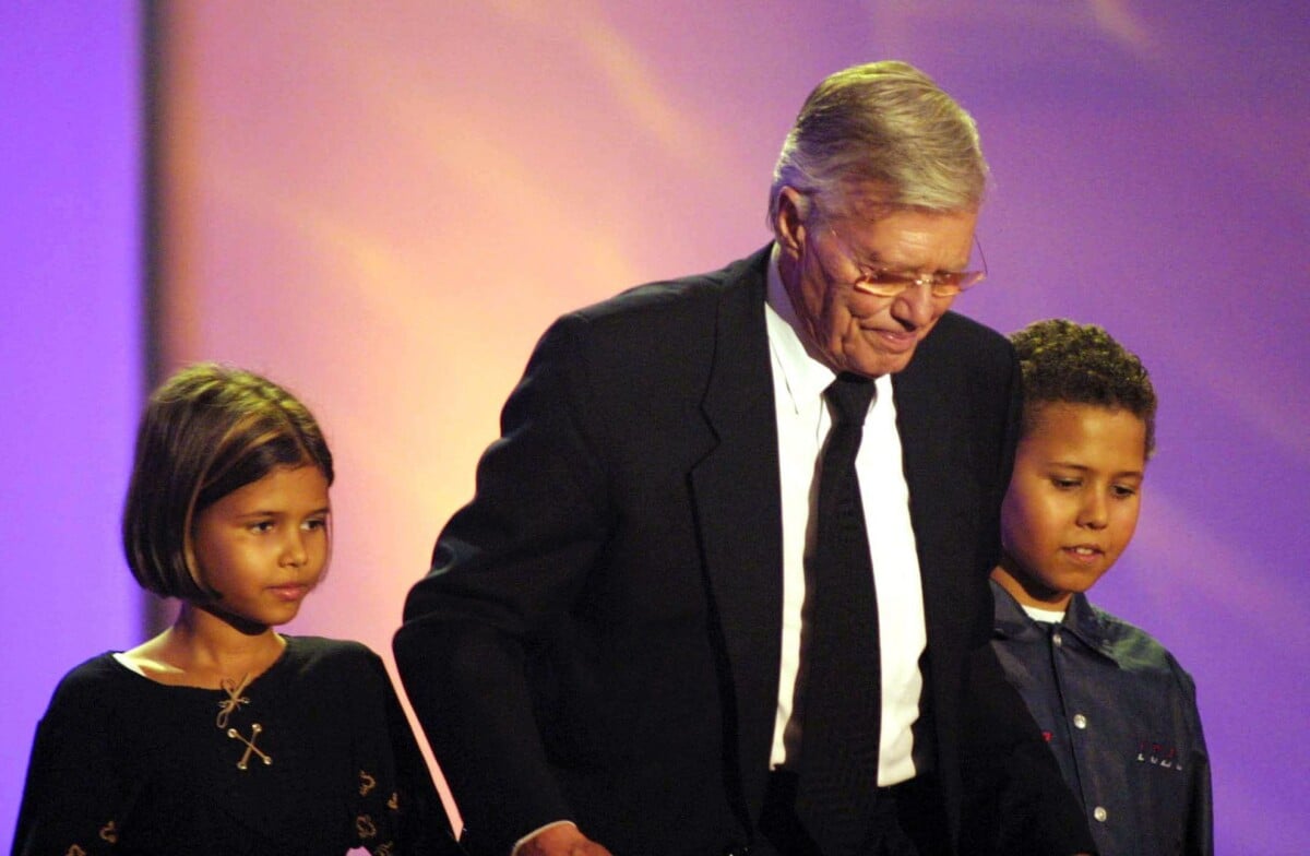 Photo : Les enfants de Karlheinz Böhm, Aida et Niki, lors de la soirée des  World Awards 2002 à Hofbourg en Autriche - Purepeople