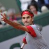 Roger Federer lors de son second tour à Roland Garros à Paris, le 28 mai 2014