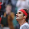 Roger Federer lors de son second tour à Roland Garros à Paris, le 28 mai 2014