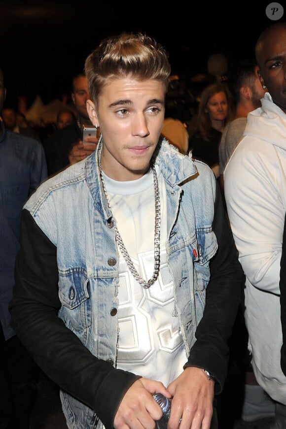 Justin Bieber lors de la soirée Roberto Cavalli sur son yatch sur le port de Cannes lors du 67ème festival de Cannes, le 21 mai 2014.