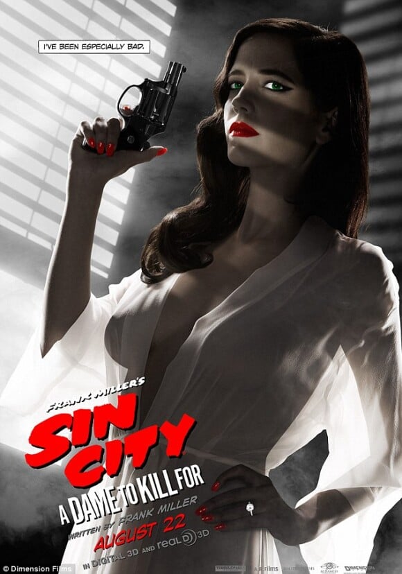 L'affiche censurée de Sin City : A Dame To Kill For.