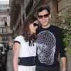 Keira Knightley et son mari James Righton à Paris le 4 mars 2014.