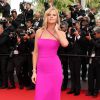 Lara Stone (bracelet Montblanc Riviera, boucles d'oreilles Montblanc Bouquet) - Montée des marches du film "The Search" lors du 67 ème Festival du film de Cannes – Cannes le 21 mai 2014.