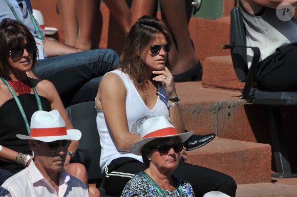 Amélie Mauresmo aux Internationaux de France de tennis de Roland Garros à Paris, le 6 juin 2014