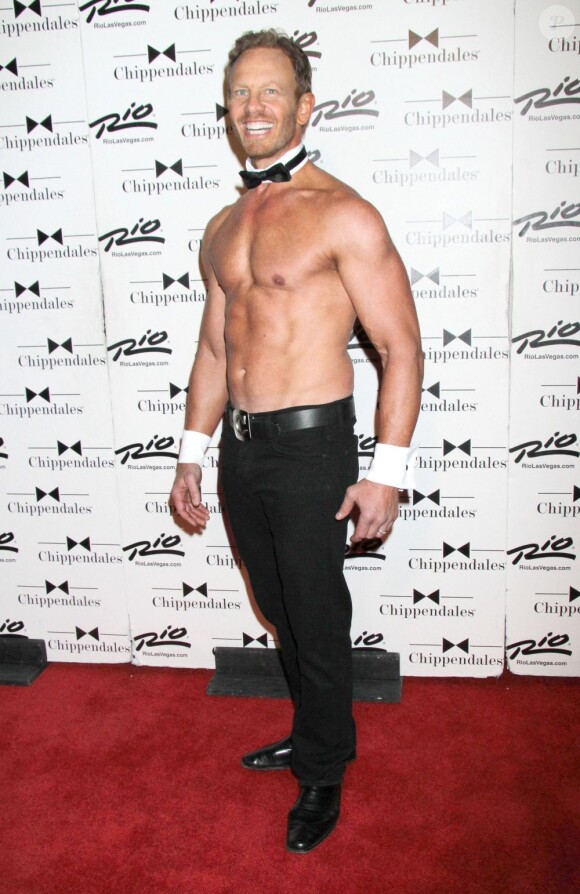 Ian Ziering dans le spectacle Chippendales Las Vegas au Rio All Suite Hotel and Casino de Las Vegas, le 8 juin 2013.