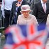 La reine Elizabeth II d'Angleterre à la mairie de Paris le 7 juin 2014.