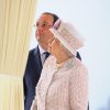 La reine Elizabeth II d'Angleterre, François Hollande à la mairie de Paris le 7 juin 2014.