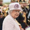 La reine Elizabeth II d'Angleterre quitte la France, Villacoublay le 7 juin 2014.