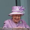 Elizabeth II au Derby Day, Epsom Downs Racecourse, dans le Surrey, le 7 juin 2014.