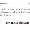 Dilma Rousseff rend hommage à Fernandao sur Twitter - juin 2014