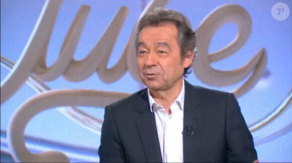 Michel Denisot sur le plateau du Tube, sur Canal+, le samedi 9 novembre 2013.