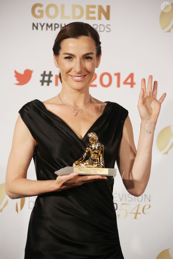 Ayelet Zurer - Photocall du prix "Golden Nymph" à l'occasion du 54e Festival de télévision de Monte-Carlo à Monaco le 11 juin 2014.