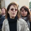 Jane Birkin - Marche de femmes, place du Trocadéro, à l'initiative de l'écrivain Amanda Sthers pour appeler à la libération de jeunes filles enlevées par le groupe Boko Haram au Nigéria à Paris le 13 mai 2014
