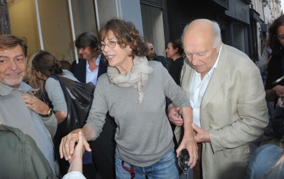 Jane Birkin et Michel Piccoli à Paris le 25 septembre 2013. 