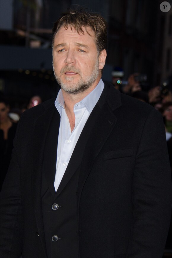 Russell Crowe lors de la première du film "Noé" à Londres, le 31 mars 2014. 