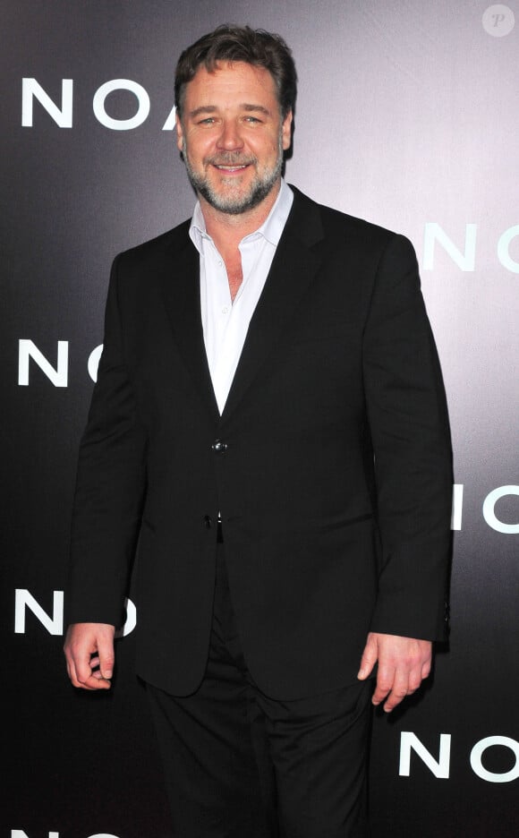 Russell Crowe lors de la première du film "Noé" au Ziegfeld Theatre à New York. Le 26 mars 2014.