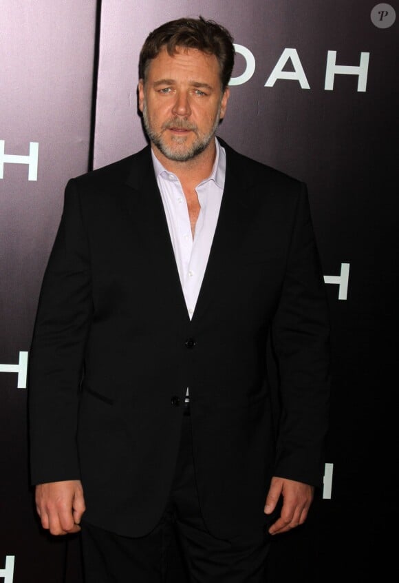 Russell Crowe lors de l'avant-première du film "Noé" à New York, le 26 mars 2014. 