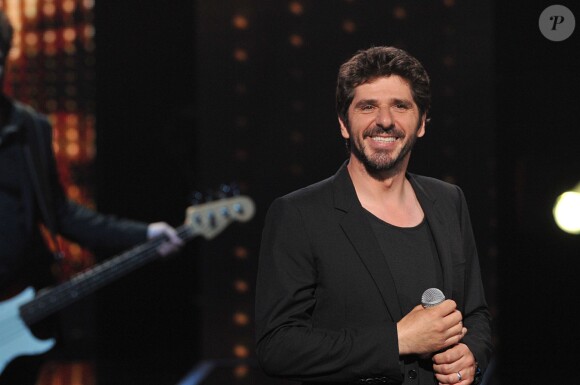 Exclusif - Patrick Fiori - Scène - Enregistrement de l'émission "La Chanson de l'année" au Zénith de Paris, le 13 juin 2014. 