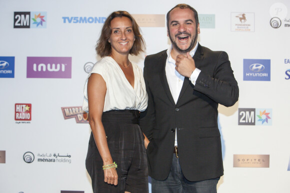 François-Xavier Demaison et sa femme Emmanuelle - 4e édition du Marrakech du Rire le 14 juin 2014