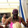 Dennis Rodman très en forme lors de la Craziest Father's Day Pool Party Ever au Sapphire Pool and Day Club de Las Vegas, le 15 juin 2014