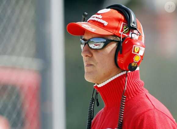 Michael Schumacher à Montmelo, en banlieue de Barcelone, le 10 mars 2009