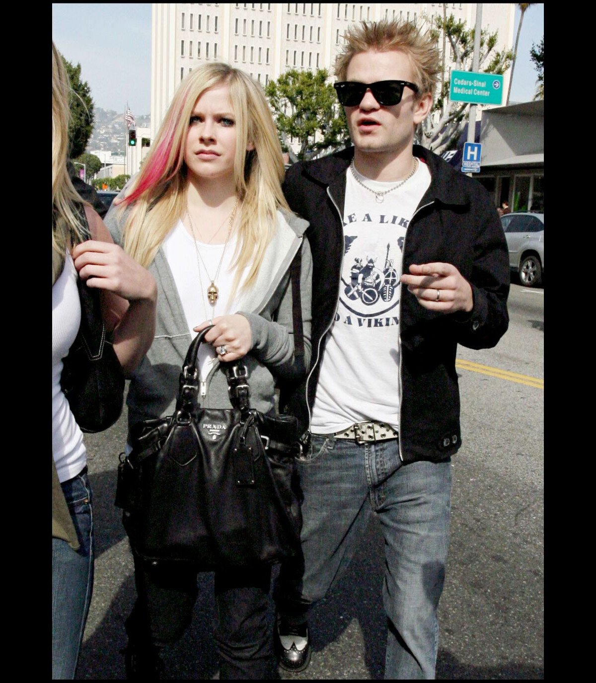 Vidéo : Deryck Whibley et Avril Lavigne, à Los Angeles, le 18 février