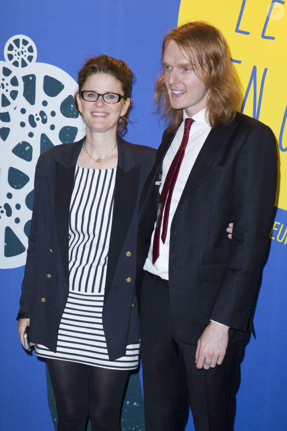 Léa Fazer et Nicholas Verso - Dîner de Gala du Panorama des Nuits en Or à l'UNESCO à Paris le 16 juin 2014.