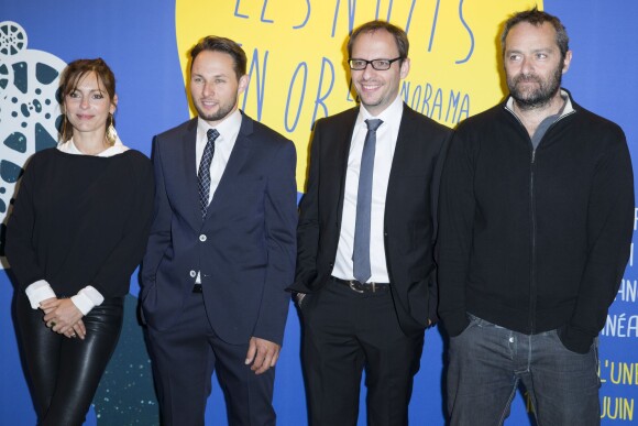 Audrey Dana, Laurent Witz, Alexandre Espigares et Cédric Kahn - Dîner de Gala du Panorama des Nuits en Or à l'UNESCO à Paris le 16 juin 2014.