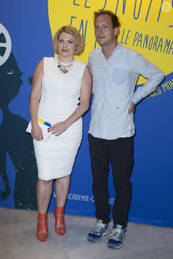 Sophie Guillemin et Florian Pochlatko - Dîner de Gala du Panorama des Nuits en Or à l'UNESCO à Paris le 16 juin 2014.