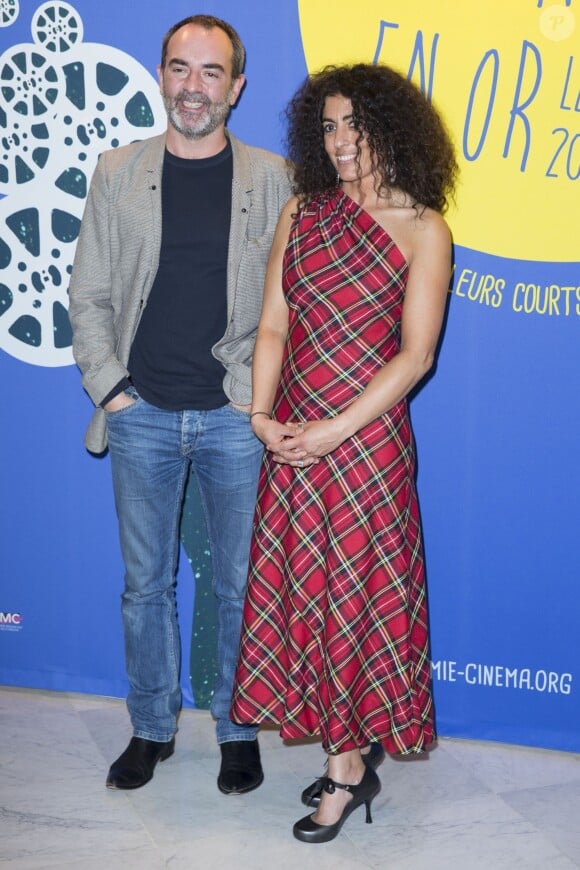 Bruno Solo et Regina Pessoa - Dîner de Gala du Panorama des Nuits en Or à l'UNESCO à Paris le 16 juin 2014.