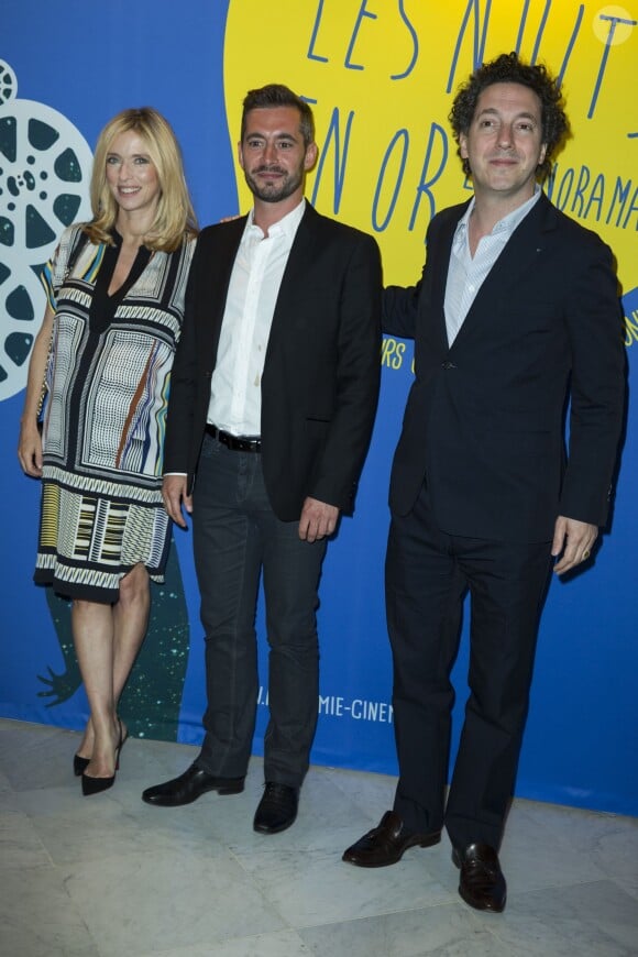 Léa Drucker, Xavier Legrand et Guillaume Galienne - Dîner de Gala du Panorama des Nuits en Or à l'UNESCO à Paris le 16 juin 2014.