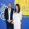 Guomundur Arnar Guomundsson et Elsa Zylberstein - Dîner de Gala du Panorama des Nuits en Or à l'UNESCO à Paris le 16 juin 2014.